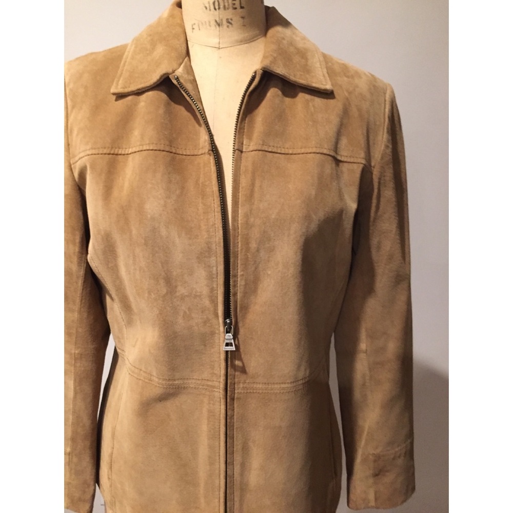 Suede coat for Nordstrom